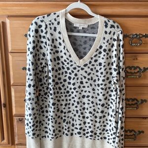 Loft Animal Print Sweater.